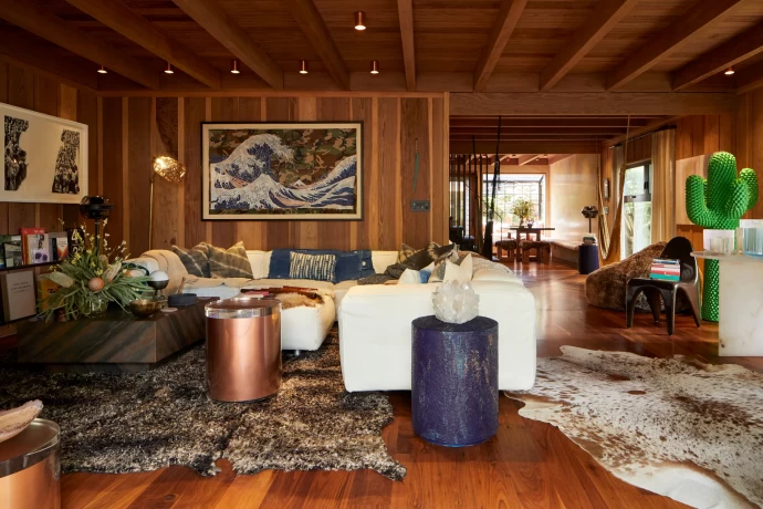 Дом дизайнера Кристофера Стрингера и художницы Элизабет Пейдж Смит на Венис-Бич, Калифорния