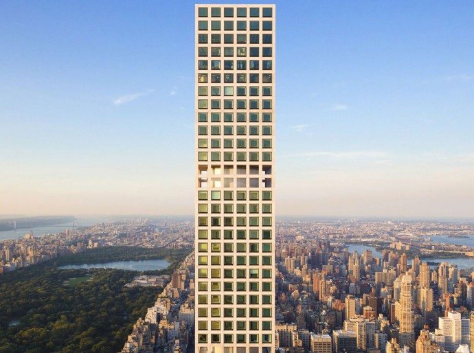 Пентхаус в небоскребе 432 Park Avenue - самой высокой башне Нью-Йорка