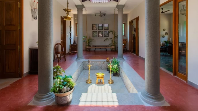 Дом дизайнера Кришнамитры Раджан в Ченнаи, Индия