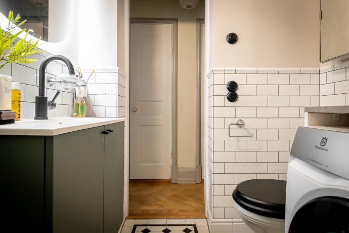 Квартира площадью 110 м2 в доме 1929 года постройки в Гётеборге Квартира площадью 110 м2 в доме 1929 года постройки в Гётеборге