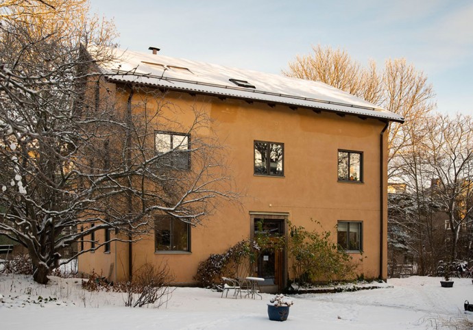 Мансардная квартира на окраине Стокгольма