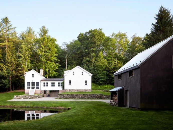 Фермерский дом XIX века на севере штата Нью-Йорк, принадлежащий дизайнеру Шону Хендерсону