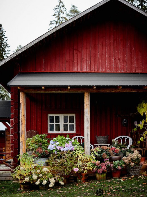 Стильный деревенский дом в Финляндии