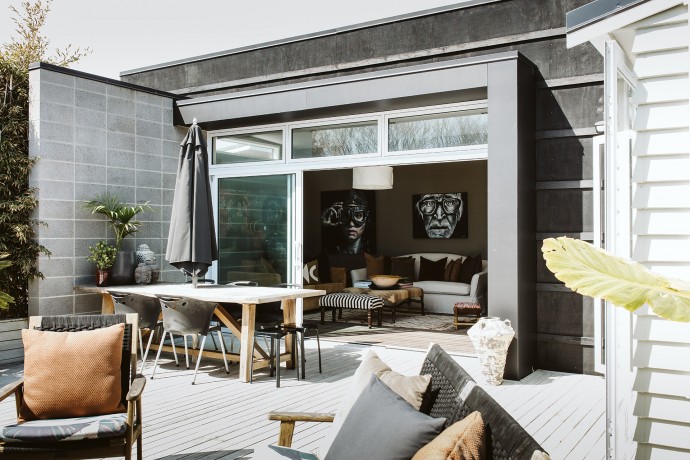 Дом дизайнера Меган и застройщика Майка Экдалей в Нью-Плимуте, Новая Зеландия