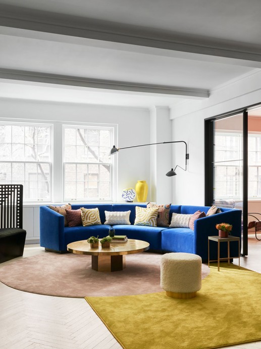 Красочные современные апартаменты в Нью-Йорке