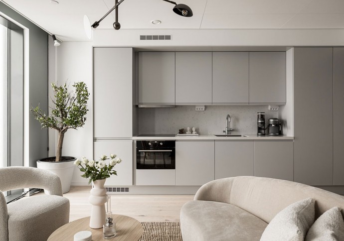 Шведская квартира-студия площадью 32 м2