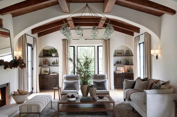 Калифорнийский особняк, оформленный дизайнерами магазина Shoppe Amber Interiors Калифорнийский особняк, оформленный дизайнерами магазина Shoppe Amber Interiors