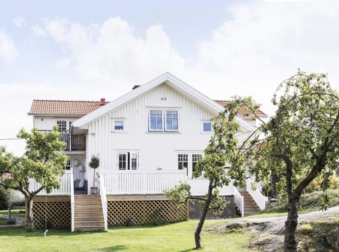 Дом на острове Хоне в северном архипелаге Гётеборга