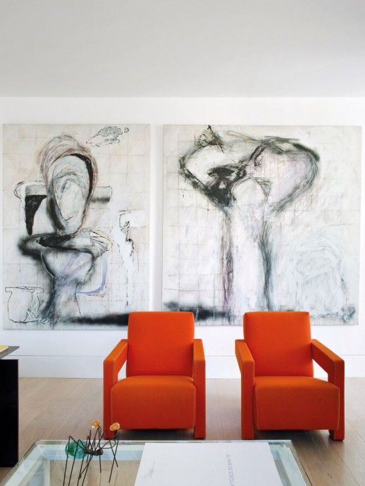 Квартира коллекционеров современного искусства в Мадриде