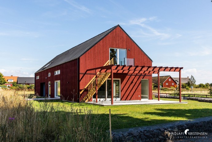 Современный фермерский дом в Швеции