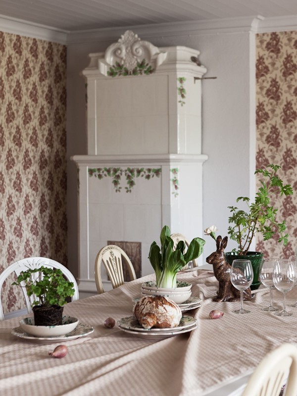 Капитально отремонтированный фермерский дом 1912 года постройки в Швеции