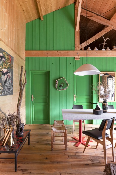 Загородный дом дизайнеров Анн Прево Лейгони и Ромена Марка в Дордони, Бордо, Франция