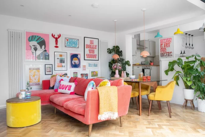 Квартира графического дизайнера Луизы Тодд в Эдинбурге, Шотландия