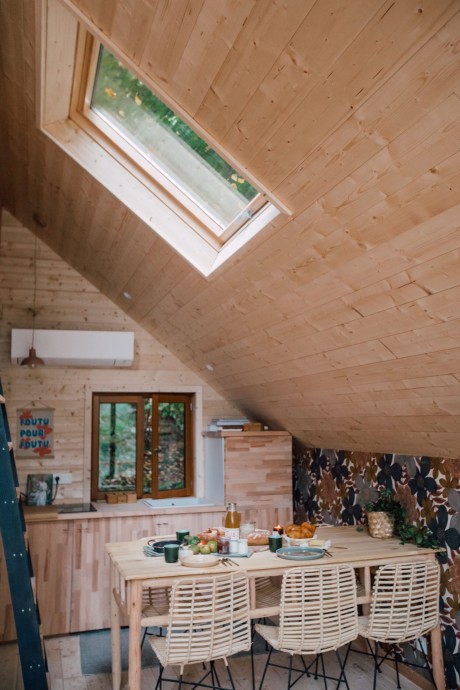 Экологический деревянный дом для отдыха в Нормандии, Франция
