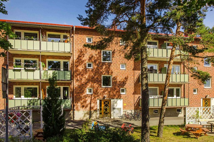 Квартира-студия площадью 53 м2 в пригороде Стокгольма