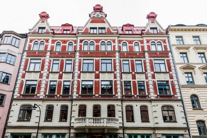 Мансардная квартира-лофт площадью 150 м2 в Стокгольме