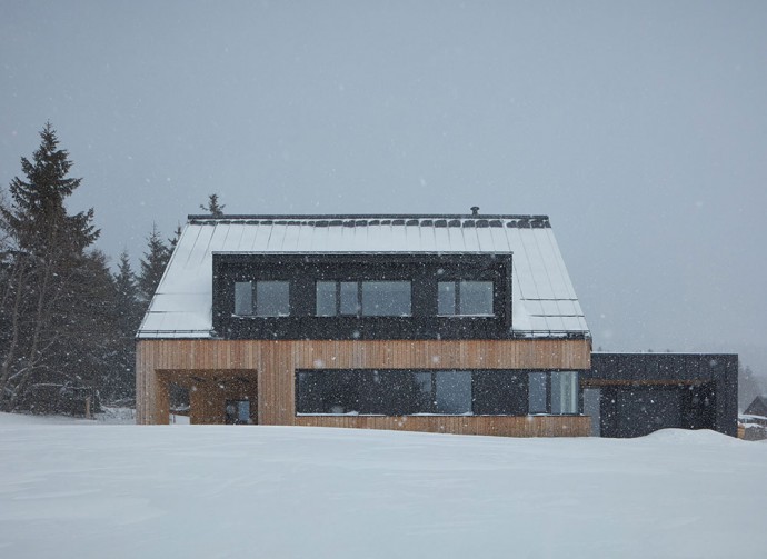 Современный дом в горах Крконоше, Чехия