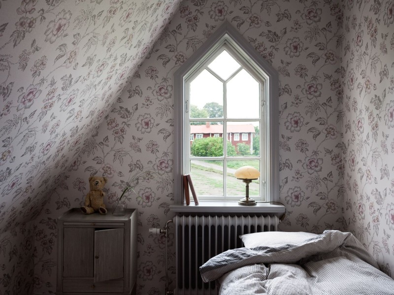 Капитально отремонтированный фермерский дом 1912 года постройки в Швеции