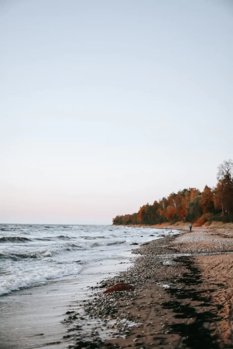 Мини-дом на берегу Рижского залива в Латвии