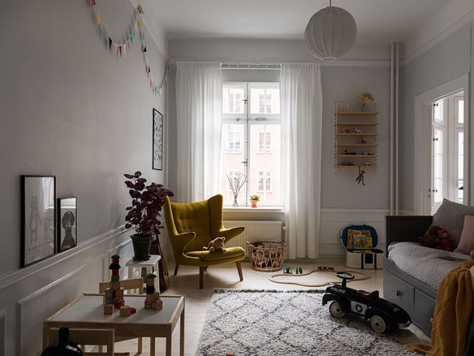 Небольшая уютная квартира в Стокгольме