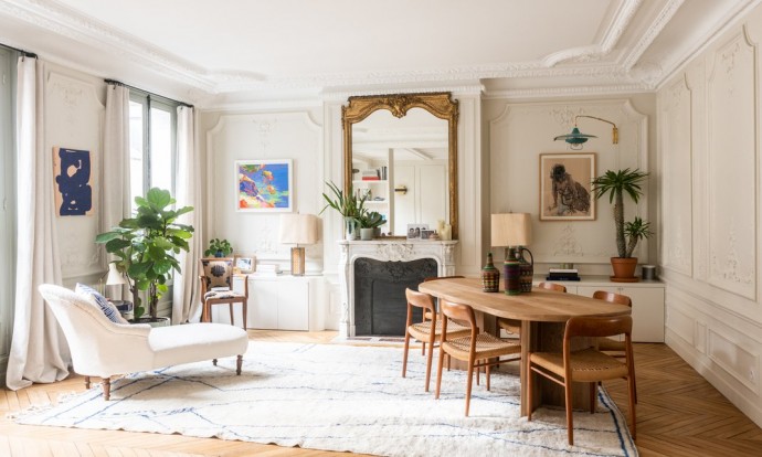 Квартира дизайнера Ванессы Фэвр в Париже
