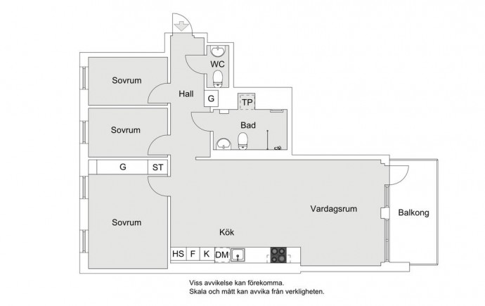 Шведская квартира-лофт площадью 90 м2
