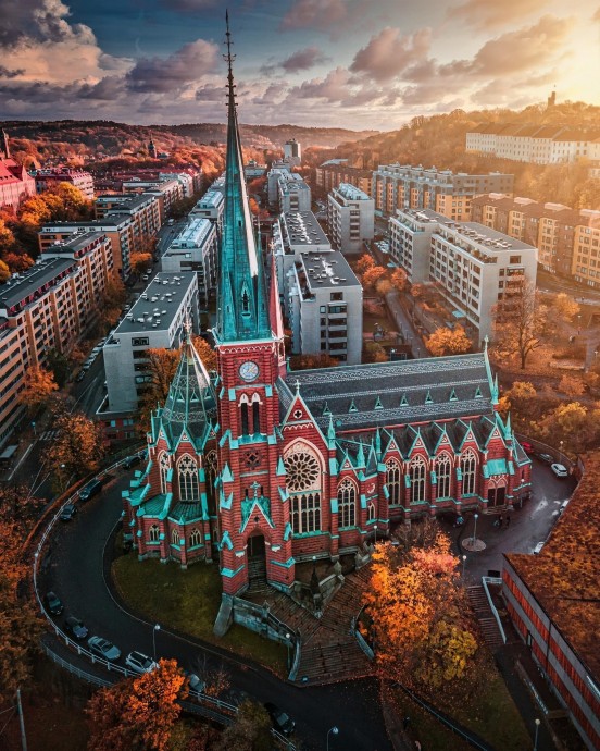 Квартира площадью 60 м2 в доме 1905 года в Гётеборге