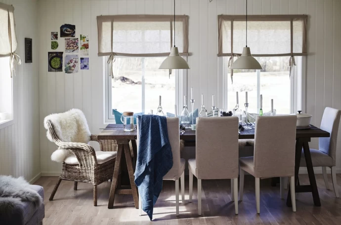 Загородный дом в Норвегии, оформленный дизайнерами IKEA