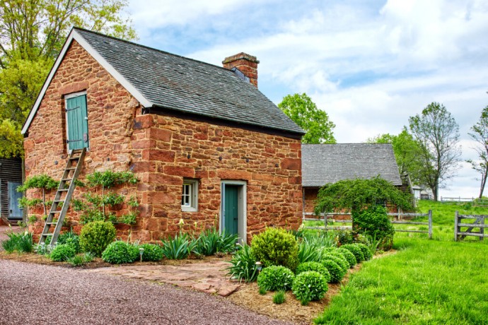 Фермерский дом 1790-х годов недалеко от Вашингтона