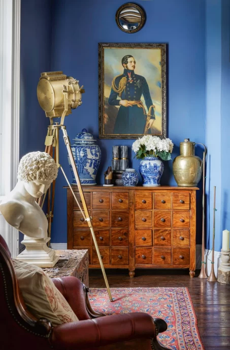 Дом коллекционера и антиквара американки Амбрис Миллер в Саффолке, Великобритания