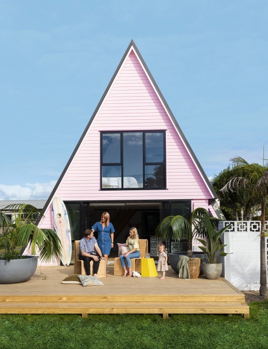 Дом фотографов Рэйчел и Джареда Доббс на пляже Папамоа, Новая Зеландия