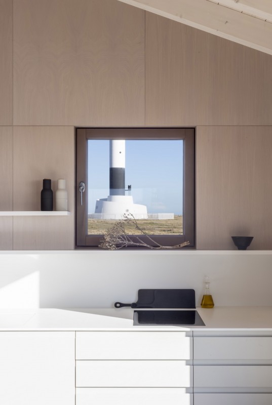 Дом отдыха Dungeness на месте радиолокационной станции в графстве Кент, Англия