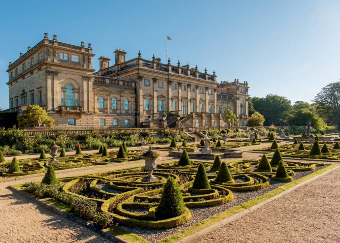 Дворец Harewood House в Йоркшире, Великобритания