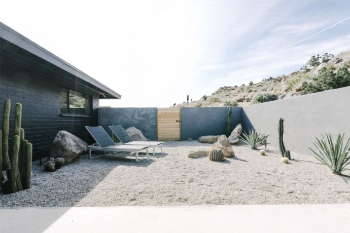 Минималистичный дизайн виллы в калифорнийской пустыне