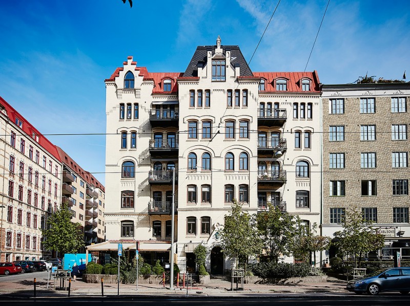 Небольшая мансардная квартира в Гётеборге
