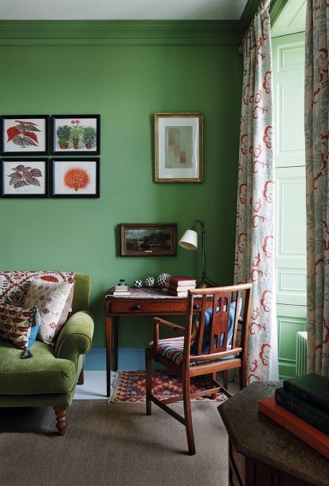 Красочный интерьер квартиры в Эдинбурге, Шотландия