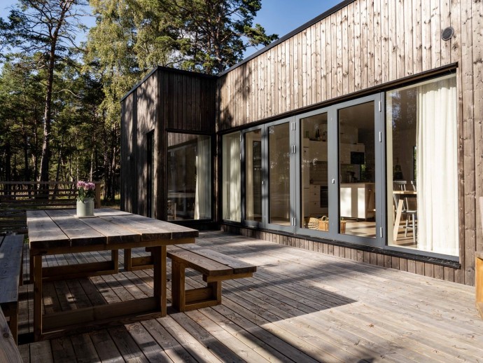 Деревянный дом площадью 84 м2 в Швеции