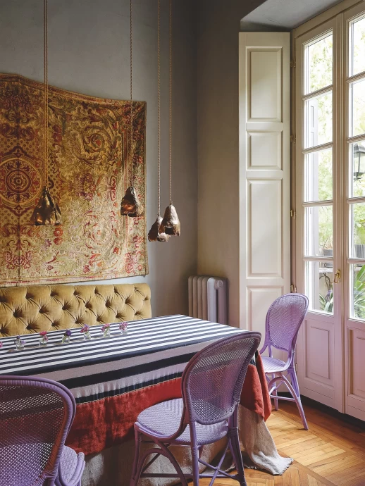 Квартира дизайнера ювелирных украшений Мадины Висконти ди Модроне в Милане Квартира дизайнера ювелирных украшений Мадины Висконти ди Модроне в Милане