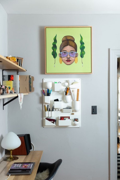 Квартира художницы Шьямы Голден в Бруклине, Нью-Йорк