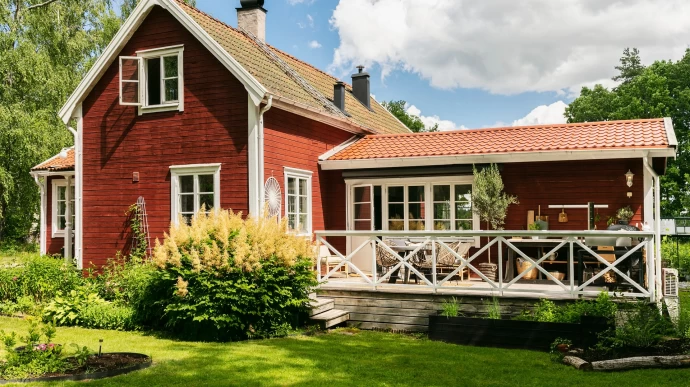 Дом дизайнера Мирель Стур в городке Стрёмсхольм, Швеция
