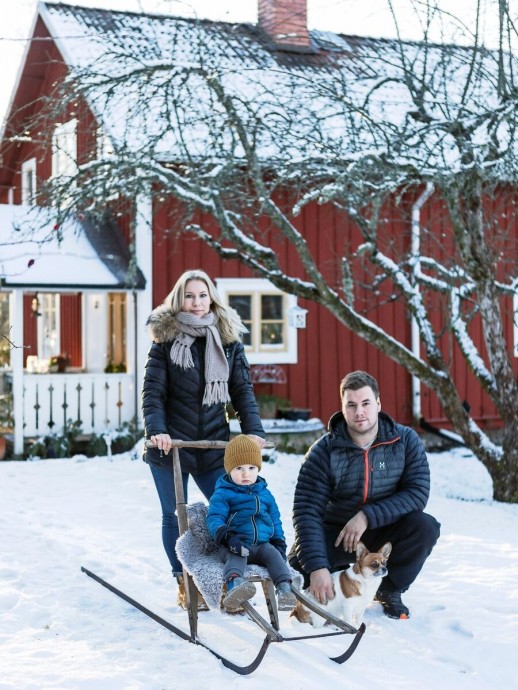 Дом для молодой семьи в шведской сельской местности
