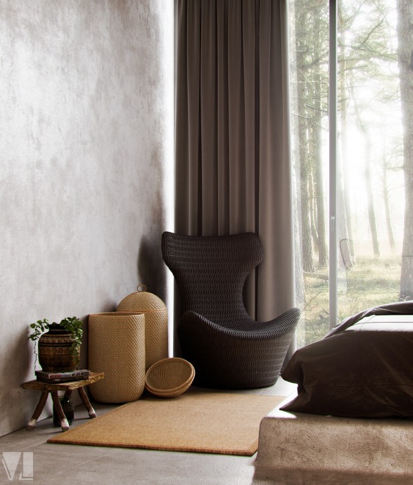 Интерьер современного дома от дизайнеров минской студии VIZLINE