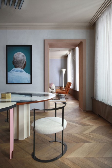 Квартира в Париже, оформленная итальянскими дизайнерами