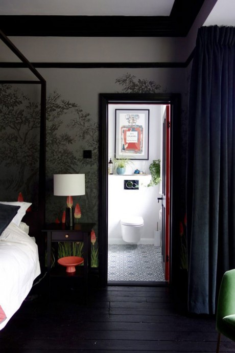 Спальня от дизайнеров британского лакокрасочного бренда Little Greene