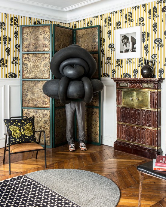 Квартира креативного директора Christian Lacroix Cаши Валкхофа в Париже