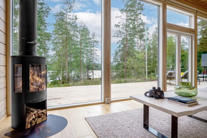 Деревянный сборный дом в Финляндии