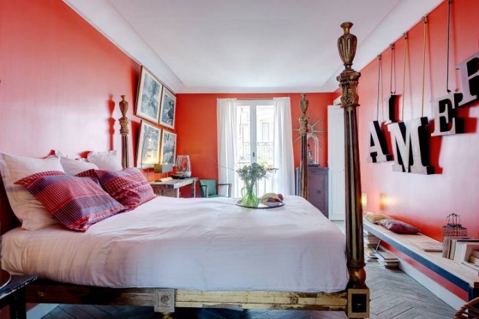 Красочные апартаменты в Париже