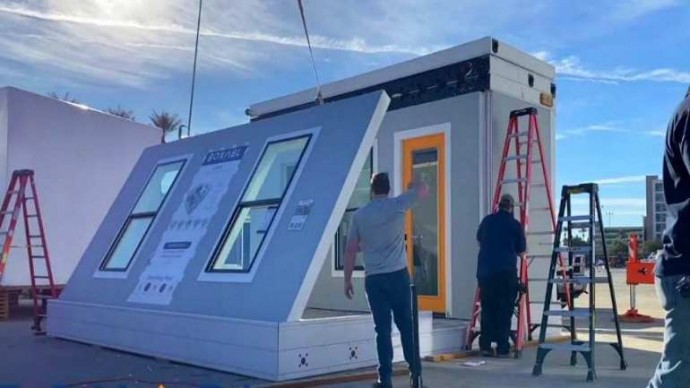 Сборный дом площадью 35 м2 (стоимостью 50.000 $) от американской компании Boxabl Сборный дом площадью 35 м2 (стоимостью 50.000 $) от американской компании Boxabl
