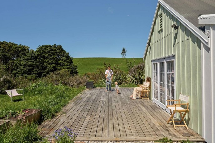 Дом творческой пары Офелии и Райдера Джонса в Новой Зеландии