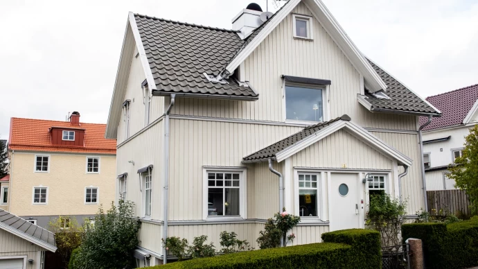 100-летний дом фуд-коуча Анны Мальм в городке Бурос, Швеция